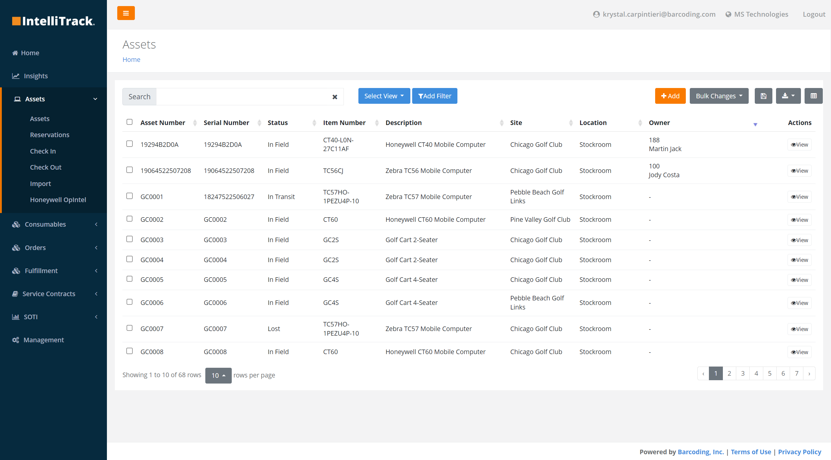 IntelliTrack IT Assets