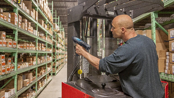 Scanning in a Warehouse