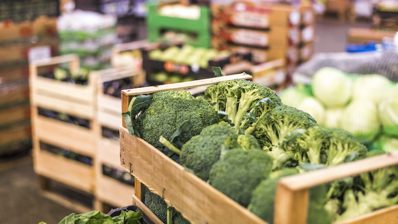 produce-on-pallets