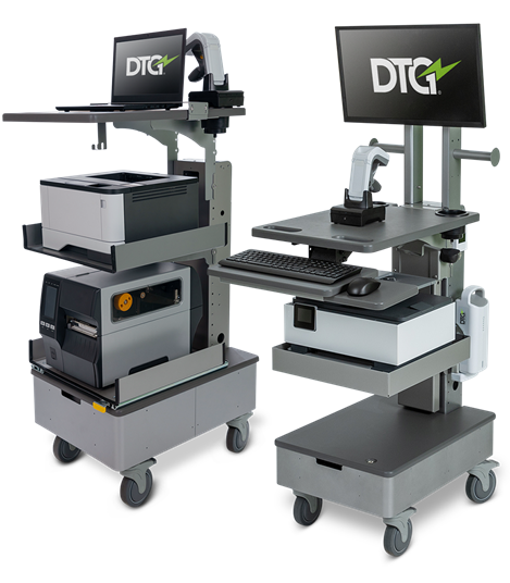 DTG mobile packaging computer workstations